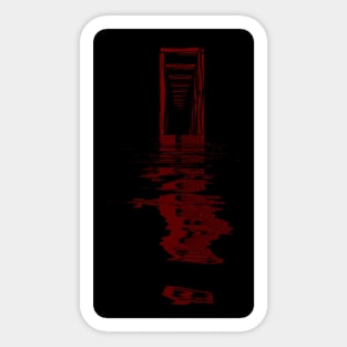 Red Door Sticker